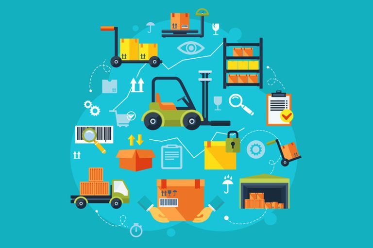 Etapas de forecimento, codigo de barras, transporte de produtos, embalos e controle